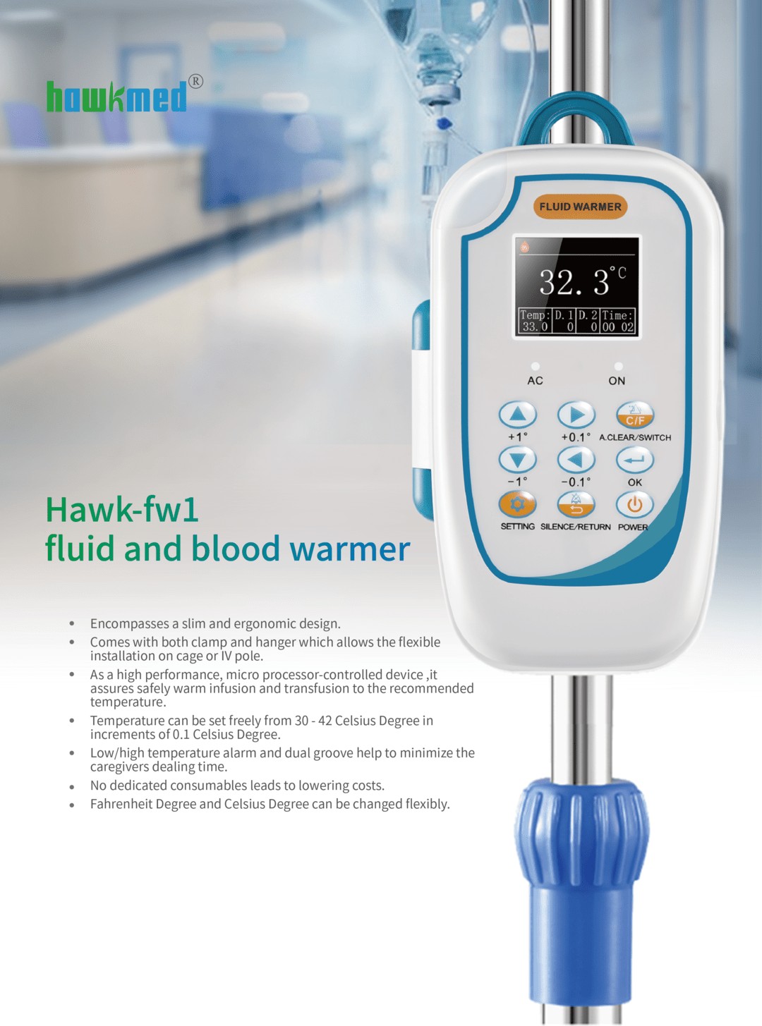 Blood Warmer Fluid Warmer As One Hawkmed